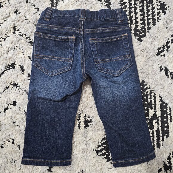 Cat & Jack Baby Boys Straight Leg Jeans 12M - Picture 3 of 3